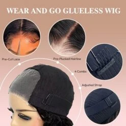 Jessie's Wig 18-40 Inch Body Wave Glueless Wig 4x4 Pre Cut Lace For Women Natural Black 1 Pc/Pack -Glow Up Beauty Store GUEST 5151dcbd 3b7c 4f2b a641 422fcde2d9ae