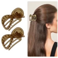 Unique Bargains Women's Plastic Hair Claws 3.39"x1.89"x0.91" 4 Pcs -Glow Up Beauty Store GUEST 5314cac0 f284 4aff a311 752bc3bc3283