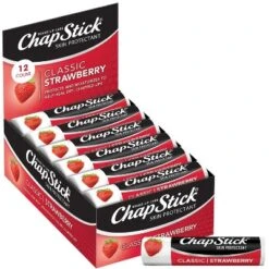 ChapStick Lip Care, Classic Strawberry 12-Count – Bulk Lip Balm, Fruity & Sweet, 0.15 Oz Ea -Glow Up Beauty Store GUEST 57bd637f 3cc8 47f6 a427 07cac8b4d692