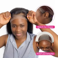 Labhairs Brown Wig Grip Cap, 4x5 Inch, Breathable & Lightweight, No Glue Needed, Secure Hold, Reusable