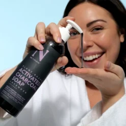 Dr. Natural Activated Charcoal Liquid Soap - Anti Acne And Blemishes - Deep Cleansing Body Wash - Gentle Body Soap For Clear Skin - Lavender - 16 Oz -Glow Up Beauty Store GUEST 592c742d a191 4e06 b344 d7ff2eeca89e