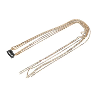 Unique Bargains Women's Colorful Rhinestone Braided Hair Chain 1 Pc 8 Unique Bargains Women's Colorful Rhinestone Braided Hair Chain 1 Pc - Image 6