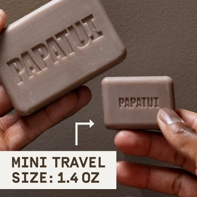Papatui Men's Exfoliating And Hydrating Sulfate-Free Mango Butter, Avocado Oil And Ceramides Mini Bar Soap - Lush Coconut - 1.4oz 4 Papatui Men's Exfoliating And Hydrating Sulfate-Free Mango Butter, Avocado Oil And Ceramides Mini Bar Soap - Lush Coconut - 1.4oz - Image 2