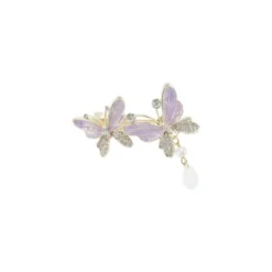 Unique Bargains Exquisite Butterfly Pendant Spring Clip Hair Clips Purple Silver Tone 1 Pc -Glow Up Beauty Store GUEST 604c8488 c5c2 46f5 8ae4 cd8048ac882c