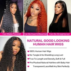 Jessie's Wig 26 Inch Water Wave Wig 4x4 Lace Natural Black 1 Pc/Pack -Glow Up Beauty Store GUEST 625ae5ed b5c0 4b88 9c3b f6c9f5ff0a7e