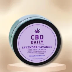 Earthly Body Daily Lavender Intensive Cream (1.7 Oz) - High-Potency Therapeutic Relief & Moisturizing