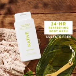 Native Limited Edition Fall Getaway Body Wash - Crisp Pear & Cashmere - 18 Fl Oz