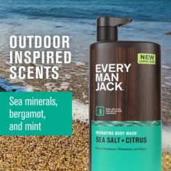 Every Man Jack Body Wash - Sea Salt + Citrus - 28.8 Fl Oz -Glow Up Beauty Store GUEST 661d0cab 88ea 4b69 96a1 1dfa88274821