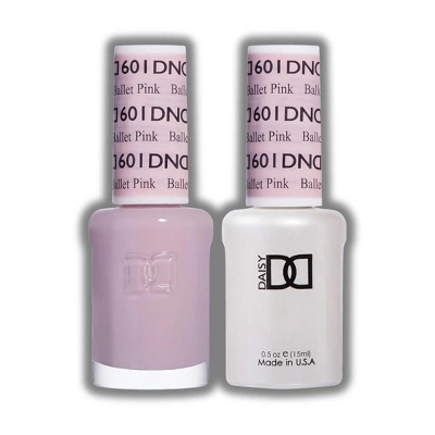 Daisy DND Gel Polish Set (601 Ballet Pink) UV/LED GelPolish And Air Dry Nail Lacquer, Matching Chip-Free Polish Duo, - (0.5 Fl Oz Each) 4 Daisy DND Gel Polish Set (601 Ballet Pink) UV/LED GelPolish And Air Dry Nail Lacquer, Matching Chip-Free Polish Duo, - (0.5 Fl Oz Each) - Image 2