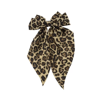 Unique Bargains Fashion Leopard Print Bow Ribbon Hair Clips Yellow Brown 1 Pc 9 Unique Bargains Fashion Leopard Print Bow Ribbon Hair Clips Yellow Brown 1 Pc - Image 7