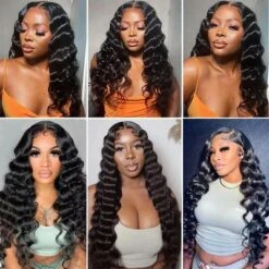 Jessie's Wig 14-30 Inch Grade S Loose Wave Human Hair Bundles 95g For Women Thin Hair Loose Wave #1b Natural Black 1Pcs/Pack -Glow Up Beauty Store GUEST 6abf8645 40b1 4bd6 ad93 df618c4145df