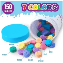 Tub Works Bath Color Fizzies Bath Color Tablets, 150 Count -Glow Up Beauty Store GUEST 6b56e3f3 61fc 4c68 80c8 91a073df8343
