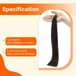 Jessie's Wig 10-24 Inch I Tip Hair Extensions Human Hair For Women Thin Hair Straight #2 Dark Brown 30g 50S/Pack -Glow Up Beauty Store GUEST 6e1d7753 ca47 4c4a a2cc 7e31d8e5298e