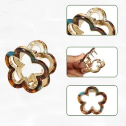 Unique Bargains Women's Acrylic Flower Hair Claw Clip 1.97"x1.77"x1.30" Multicolor 6 Pcs -Glow Up Beauty Store GUEST 6e3aabee 9a53 4fb1 b437 6aa4d37c21cc