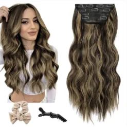 Wikineon Clip In Hair Extensions Long Straight Wavy Synthetic Hairpiece,Natural & Soft Hair &Blends Well Hair Extension, Daily Use -Glow Up Beauty Store GUEST 6e9daf2b 8e9b 42d6 80e4 6ed5c9945abb