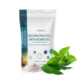 Sea Salt Fizzy Deconstructed Weekend Refresher Bath Bomb - Hydration & Relaxation, Made In USA-IN-1033