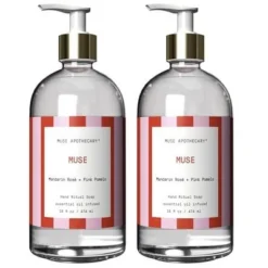 Muse Apothecary Hand Ritual - Aromatic And Nourishing Hand Soap, Infused With Natural Essential Oils - 16 Oz, Mandarin Rosè + Pink Pomelo, 2 Pack -Glow Up Beauty Store GUEST 7294f3bc a87e 47e5 8dc4 64c36acf43a1