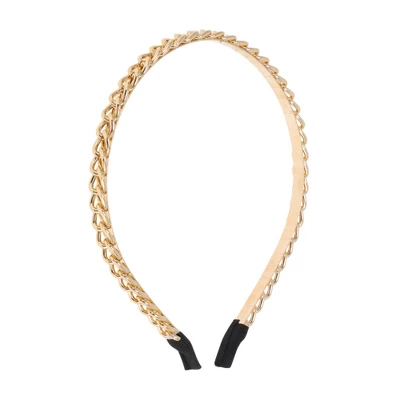 Unique Bargains Women's Cute Headbands Gold Tone 1 Pc 8 Unique Bargains Women's Cute Headbands Gold Tone 1 Pc - Image 6