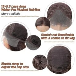 Jessie's Wig Straight Wig Heat Resistant Middle Length Synthetic Hair 13x3.5 Lace Wigs Brown Color 22 Inch 1 Pc/Pack 16 Jessie's Wig Straight Wig Heat Resistant Middle Length Synthetic Hair 13x3.5 Lace Wigs Brown Color 22 Inch 1 Pc/Pack -Glow Up Beauty Store GUEST 731868aa 430b 4e21 83b5 f42c5f638d68