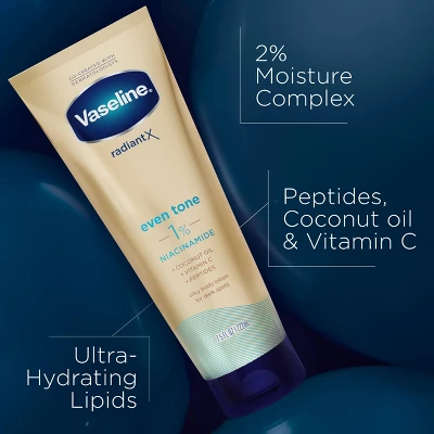Vaseline® Vaseline Radiant X Even Tone Coconut Oil, Vitamin C & Peptides Body Lotion For Dry Skin - 7.5 Fl Oz 5 Vaseline® Vaseline Radiant X Even Tone Coconut Oil, Vitamin C & Peptides Body Lotion For Dry Skin - 7.5 Fl Oz - Image 3