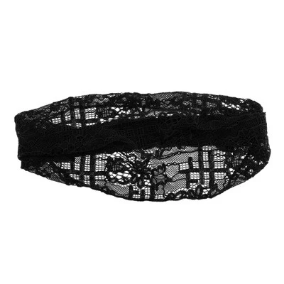 Unique Bargains Women's Breathable Lace Wide Headband 1 Pc 3 Unique Bargains Women's Breathable Lace Wide Headband 1 Pc