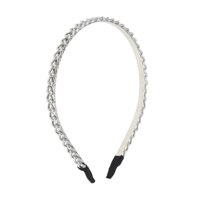 Unique Bargains Women's Cute Thick Chain Headbands Silver Tone 1 Pc 8 Unique Bargains Women's Cute Thick Chain Headbands Silver Tone 1 Pc - Image 6