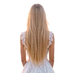 Unique Bargains Women's Moon Star Braided Hair Chain 1 Pc