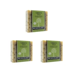 Plantlife Green Tea Bar Soap – Moisturizing, Soothing, Handcrafted, Plant-Based – Made In California, 4oz -Glow Up Beauty Store GUEST 79563a77 64a5 4119 ba1b ae57e59281c3