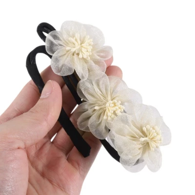 Unique Bargains Women's Flower Hair Disk 1 Pc 6 Unique Bargains Women's Flower Hair Disk 1 Pc - Image 4