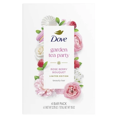 Dove Beauty Garden Tea Party Bar Soaps - Rose Berry Bouquet - Limited Edition - 15oz/4pk 11 Dove Beauty Garden Tea Party Bar Soaps - Rose Berry Bouquet - Limited Edition - 15oz/4pk - Image 9
