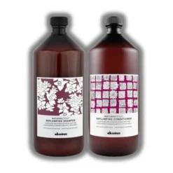 Davines NaturalTech Replumping Shampoo - (33.8 Oz) & Davines Replumping Conditioner - (33.8 Oz) - XXL LITER DUO -Glow Up Beauty Store GUEST 7c8faa81 4df2 4dcd 980c 05ac0035c57c