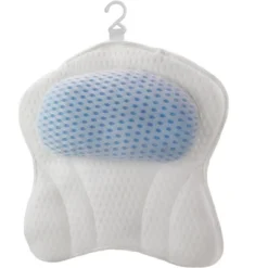 5 Star Super Deals Ergonomic Bathtub Gel Pillow Headrest W/ Quick-Dry 4D Mesh Cushion, Anti-Slip Suction Cups For Neck And Shoulder -Glow Up Beauty Store GUEST 7cc59665 10d8 4948 9bf5 81ff1527aeb9