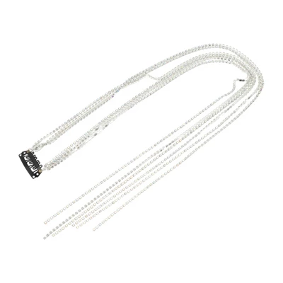 Unique Bargains Women's Colorful Rhinestone Braided Hair Chain 1 Pc 9 Unique Bargains Women's Colorful Rhinestone Braided Hair Chain 1 Pc - Image 7