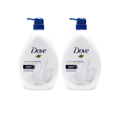 Dove Body Wash Beauty Nourishing 33.8oz/1LT - Pack Of 2 3 Dove Body Wash Beauty Nourishing 33.8oz/1LT - Pack Of 2