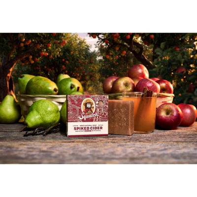 DR. SQUATCH Men's All Natural Bar Soap - Spiked Cider - 5oz 9 DR. SQUATCH Men's All Natural Bar Soap - Spiked Cider - 5oz - Image 7