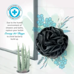 Spongentle Loofah Bath Sponge, Exfoliating Scrubber For Bath & Shower, Ideal For Women & Men, 60g/70g -Glow Up Beauty Store GUEST 8792dc2a ef18 4bd5 9143 7835b037d068