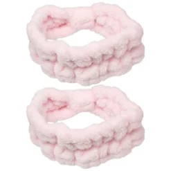 Spa Essentials 2-Pack Plush Spa Headbands – Ultra-Soft Stretch Fleece Facial Hair Bands For Women – Ideal For Makeup, Skincare, And Bath -Glow Up Beauty Store GUEST 87f2bed6 0835 49c3 980a e19d9cd61a51
