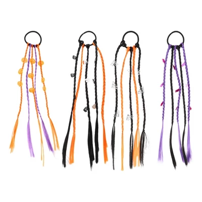 Unique Bargains Halloween Skeleton Hair Rope 4 Pcs 5 Unique Bargains Halloween Skeleton Hair Rope 4 Pcs - Image 3