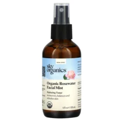 Sky Organics Organic Rosewater Facial Mist, 4 Fl Oz (118 Ml) -Glow Up Beauty Store GUEST 896f9ac9 220b 4d52 b3dd 10536d604c18