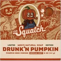 DR. SQUATCH Men's All Natural Bar Soap - Drunk'n Pumpkin - 5oz -Glow Up Beauty Store GUEST 8a8c70d8 be3e 41ae 8371 004e5ada99ae