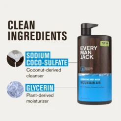 Every Man Jack Body Wash - Mountain Air - 28.8 Fl Oz -Glow Up Beauty Store GUEST 8c6700a7 c1c9 44d2 9f8c e131d8a69293