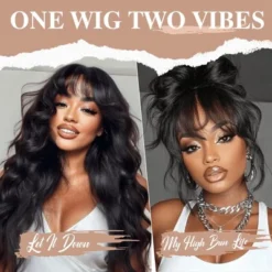 Jessie's Wig 16-26 Inch Body Wave Glueless Wig With Bangs 13x5 Pre Cut Lace Natural Color 1 Pc/Pack -Glow Up Beauty Store GUEST 8da846d1 dfe4 4b2c 8f39 a0fc30aa2215