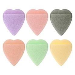 Unique Bargains Reusable Sponge Face Scrubber 3.15"x2.76" Multiple Colors 6 Pcs -Glow Up Beauty Store GUEST 8dec8d5f 069d 418a ab1b ca9bd21d33e3