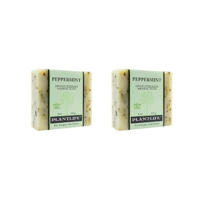 Plantlife Peppermint Bar Soap - Moisturizing And Soothing Soap For Your Skin - Hand Crafted Using Plant-Based Ingredients - Made In California 4oz Bar 8 Plantlife Peppermint Bar Soap - Moisturizing And Soothing Soap For Your Skin - Hand Crafted Using Plant-Based Ingredients - Made In California 4oz Bar - Image 6