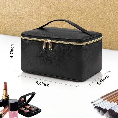Makeup Bag, Portable Cosmetic Bag, Large Capacity Travel Makeup Case Organizer 6 Makeup Bag, Portable Cosmetic Bag, Large Capacity Travel Makeup Case Organizer - Image 4