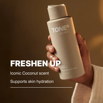 TONE By AMP Hydrating Body Wash - Coconut - 500ml 6 TONE By AMP Hydrating Body Wash - Coconut - 500ml - Image 4