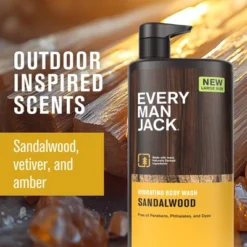 Every Man Jack Body Wash - Sandalwood - 28.8 Fl Oz -Glow Up Beauty Store GUEST 964af3dd 03c9 4baa bce9 5a8086814b4e