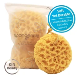 Spongentle Dual-Sided Body Sponge Loofah, Ultra Soft & Exfoliating For Gentle Daily Shower Use -Glow Up Beauty Store GUEST 9e56eaec 7125 48c2 b35f ccea2e27dccf