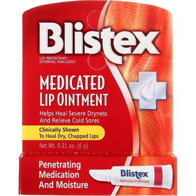 Blistex Lip Ointment, 0.21 Ounce CASE OF 24 3 Blistex Lip Ointment, 0.21 Ounce CASE OF 24