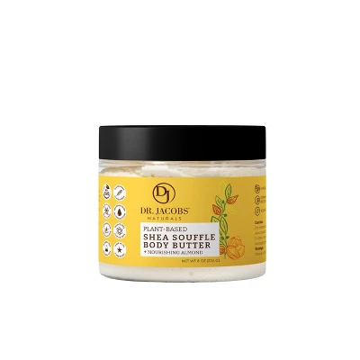 Dr Jacobs Naturals Shea Souffle Body Butter Almond - 8 Oz 3 Dr Jacobs Naturals Shea Souffle Body Butter Almond - 8 Oz